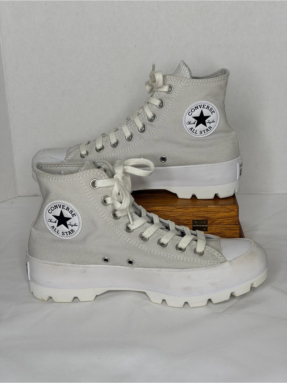 Converse Chuck Taylor All Star Hi Lugged in Mouse Grey Size 9
